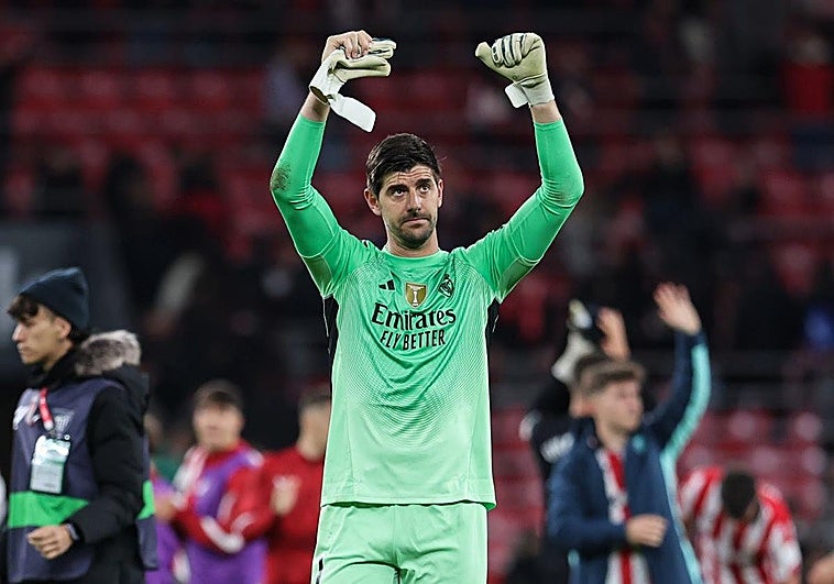 El mensaje de Courtois a San Mamés tras la polémica con Vinicius